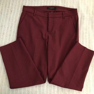 Liverpool Burgundy Straight Leg Pants Sz. 10